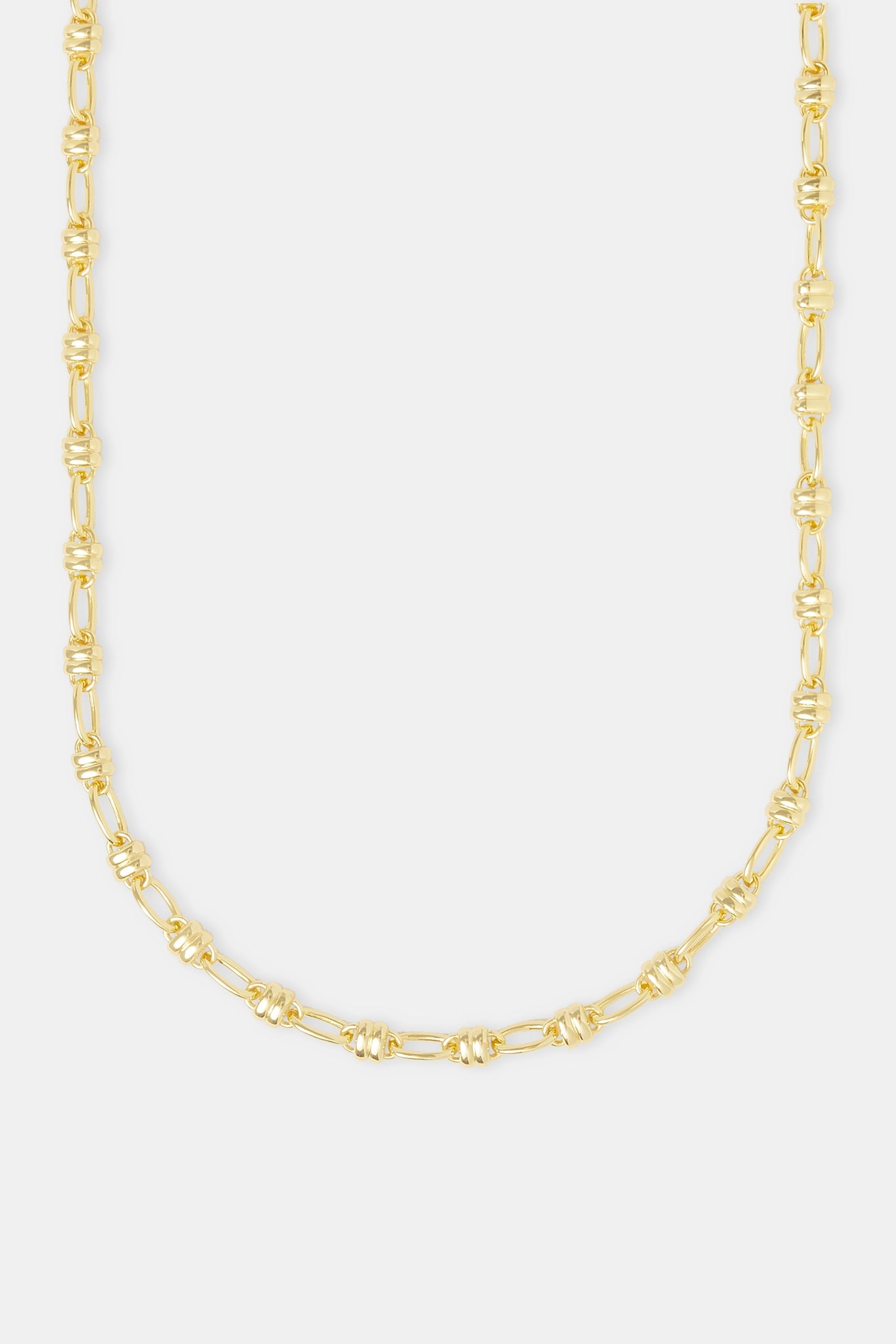 Polished Rounded Chain - 6mm - Gold